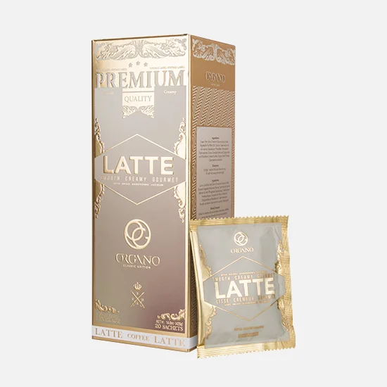 Café Latte Organo Gold con Ganoderma - Bebida funcional cremosa