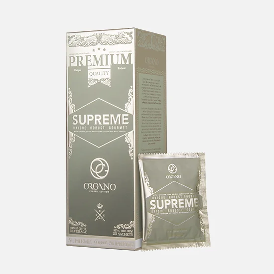 Café Supreme Organo Gold con Ginseng y Tongkat Ali - Energía máxima